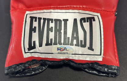 Muhammad Ali Signed Everlast Left Red Boxing Glove Autograph PSA LOA HOF
