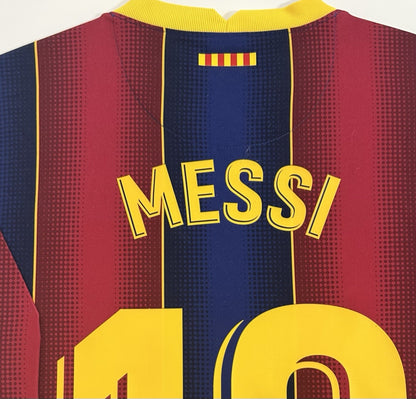 Lionel Messi Signed #10 FC Barcelona Framed Jersey Autograph La Liga Icons LOA