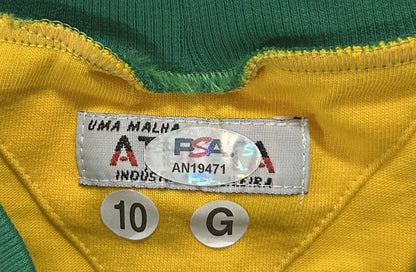 Pele Signed Rare Athleta Brazil Vintage World Cup Jersey 1970 Autograph PSA COA