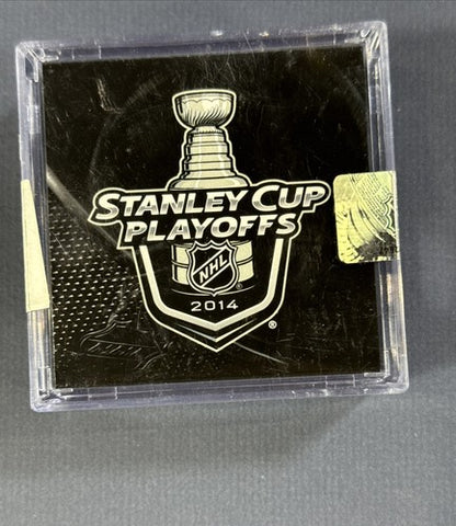 2014 Stanley Cup Playoffs Official Game Five Puck Sealed New NHL Kings Rangers
