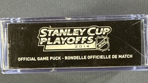 2014 Stanley Cup Playoffs Official Game Five Puck Sealed New NHL Kings Rangers