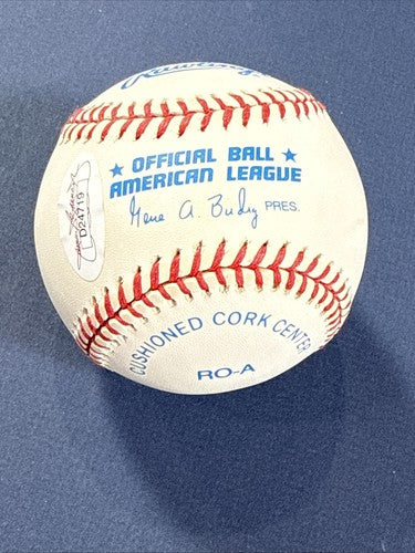 Larry Doby Signed Official American League Baseball PSA Coa Cleveland HOF Auto