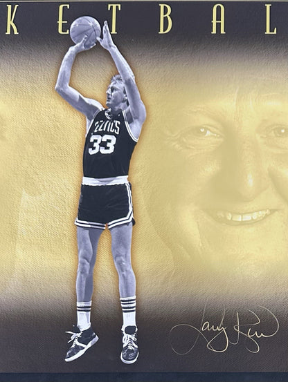Michael Jordan Magic Johnson Bird Signed Framed 52x26 Photo LE Auto UDA COA HOF