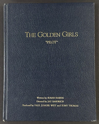 Golden Girls Cast Signed Original Pilot Script Book Betty White 4 Auto PSA LOA
