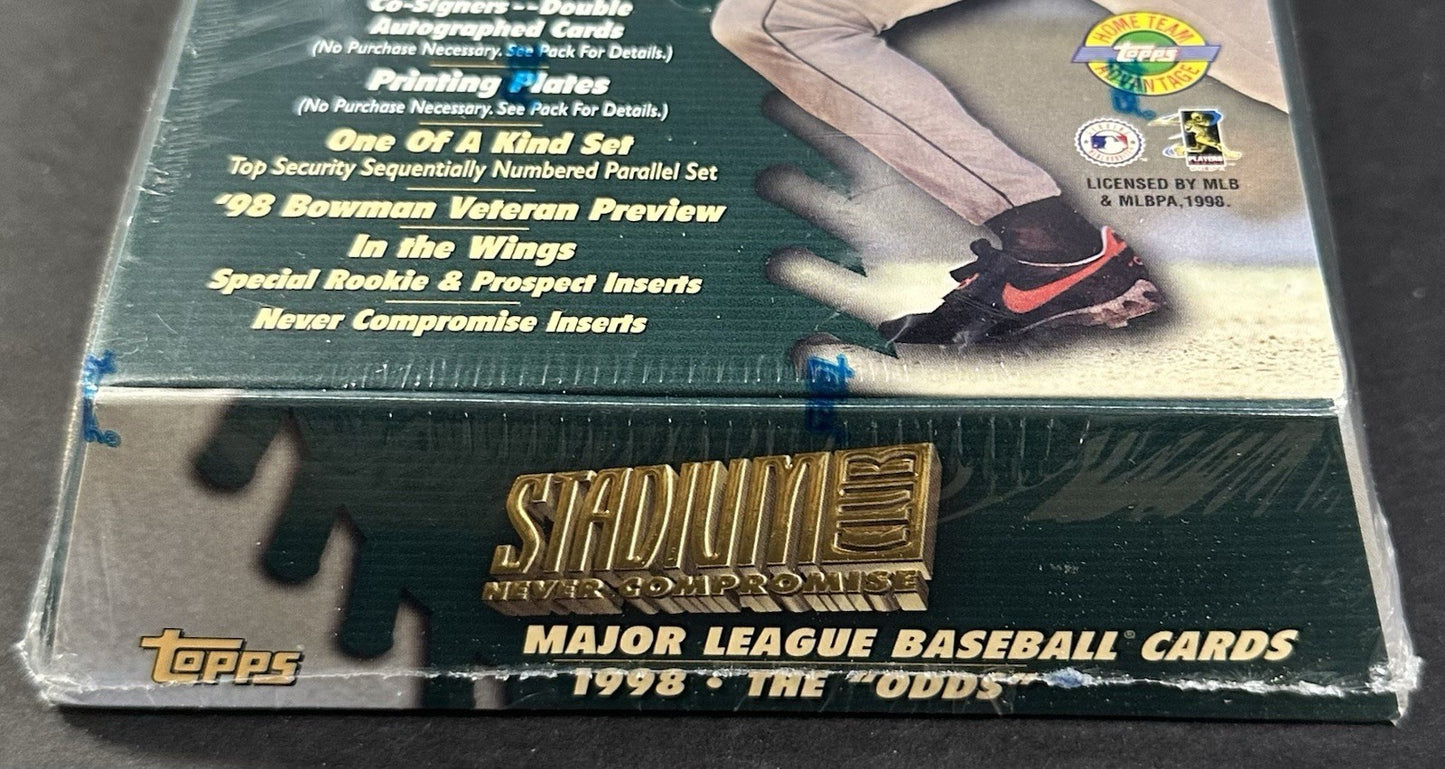 1998 Topps Stadium Club Series 1 HTA  Baseball Hobby Jumbo Box Factory Sealed