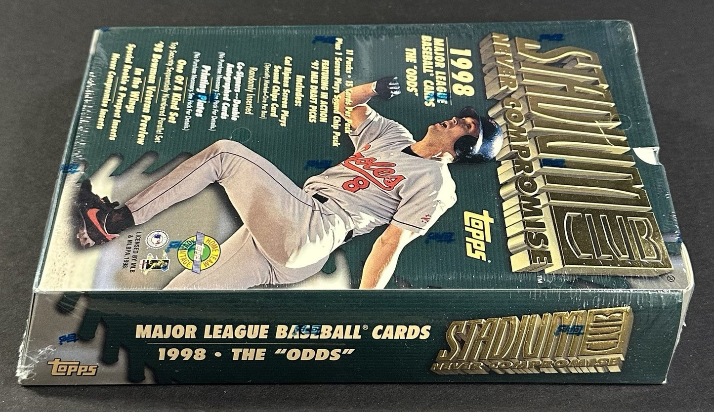 1998 Topps Stadium Club Series 1 HTA  Baseball Hobby Jumbo Box Factory Sealed