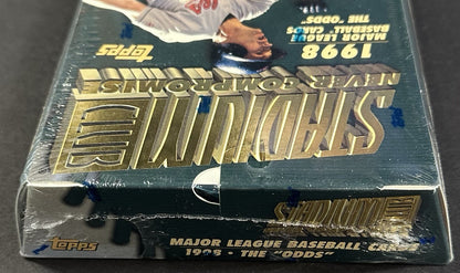 1998 Topps Stadium Club Series 1 HTA  Baseball Hobby Jumbo Box Factory Sealed