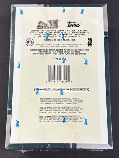 1998 Topps Stadium Club Series 1 HTA  Baseball Hobby Jumbo Box Factory Sealed