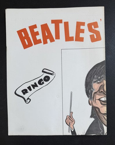 1964 THE BEATLES PIN UPS SCREAMERS On Sale POSTER 22x17 RARE GORDON CURRIE Nm