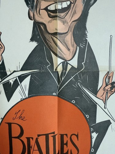 1964 THE BEATLES PIN UPS SCREAMERS On Sale POSTER 22x17 RARE GORDON CURRIE Nm