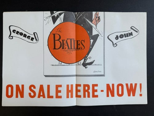 1964 THE BEATLES PIN UPS SCREAMERS On Sale POSTER 22x17 RARE GORDON CURRIE Nm