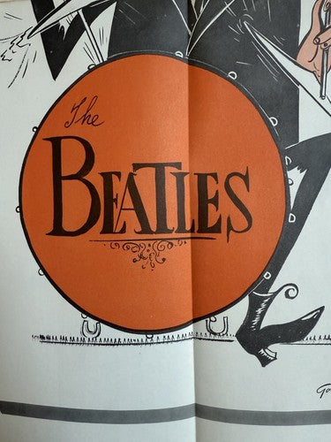 1964 THE BEATLES PIN UPS SCREAMERS On Sale POSTER 22x17 RARE GORDON CURRIE Nm