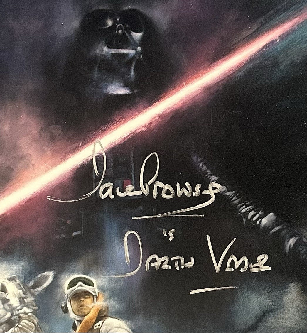 David Prowse Kastel Signed 8x10 Framed Stars Wars Photo Darth Vader Auto PSA LOA