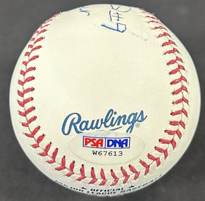 Bobby Hull Signed Official MLB Baseball Golden Jet Auto Blackhawks PSA COA HOF