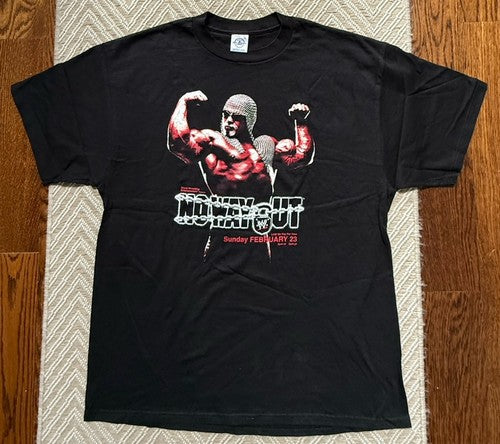 WWF NO WAY OUT Hulk Hogan PPV T-Shirt 2003 XL RARE NWO DEBUT Vs Rock New
