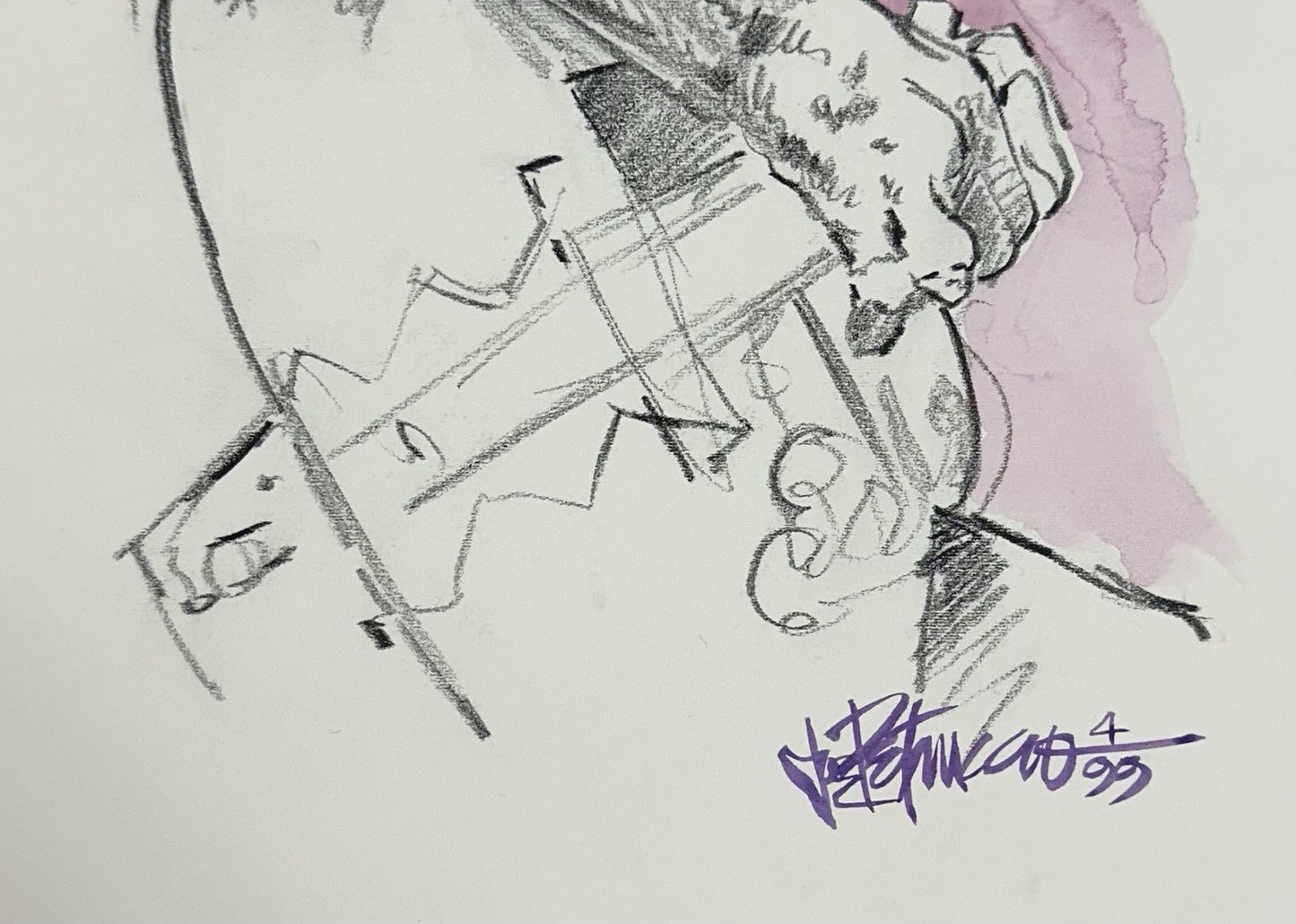 Keith Richards Signed 9x12 Framed Sketch Photo Dig It Auto Rolling Stones JSA