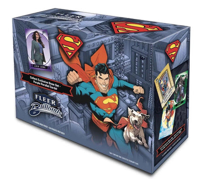 2025 Upper Deck Fleer Brilliants Superman Retail Mega Box New Factory Sealed