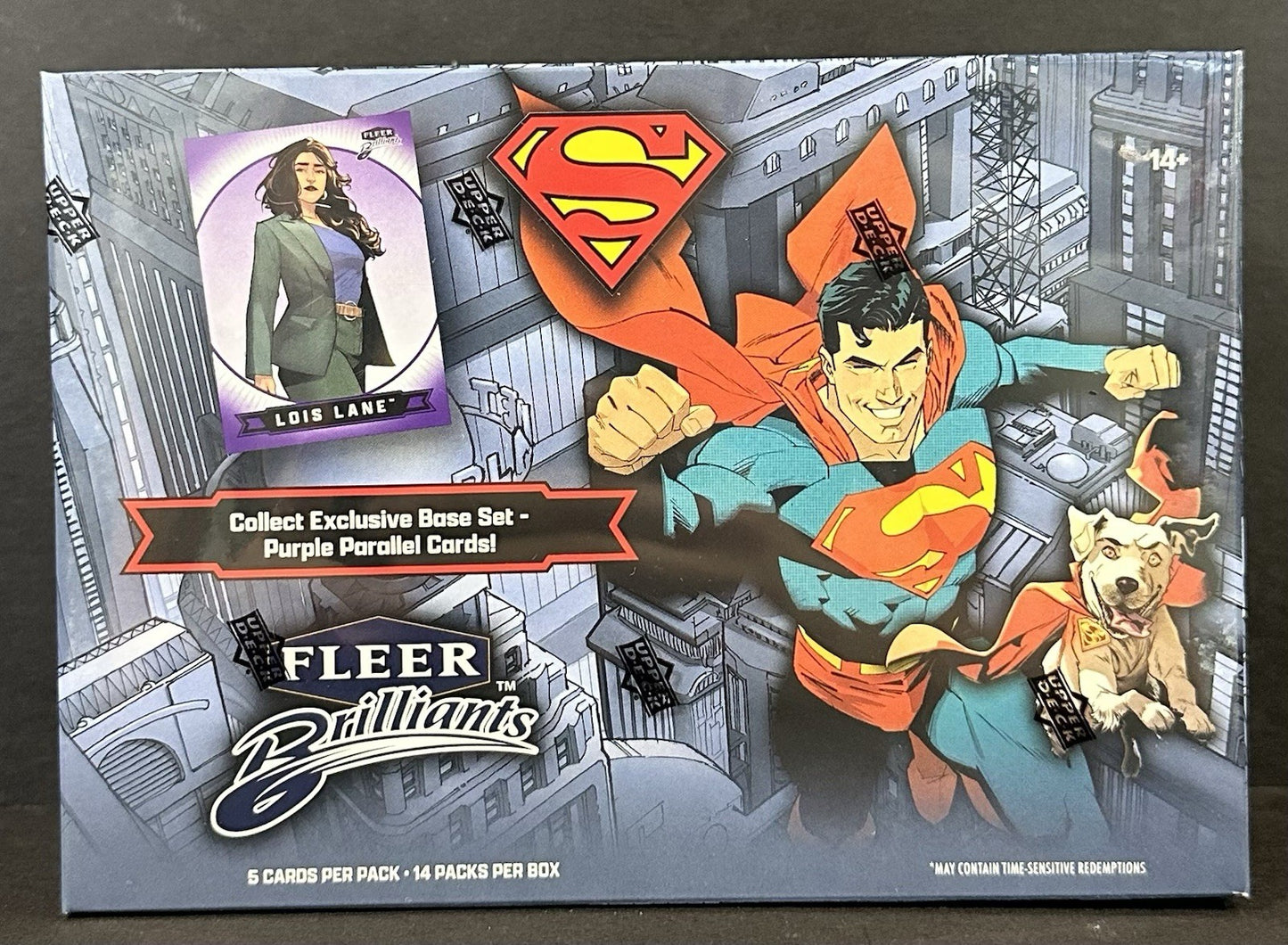 2025 Upper Deck Fleer Brilliants Superman Retail Mega Box New Factory Sealed