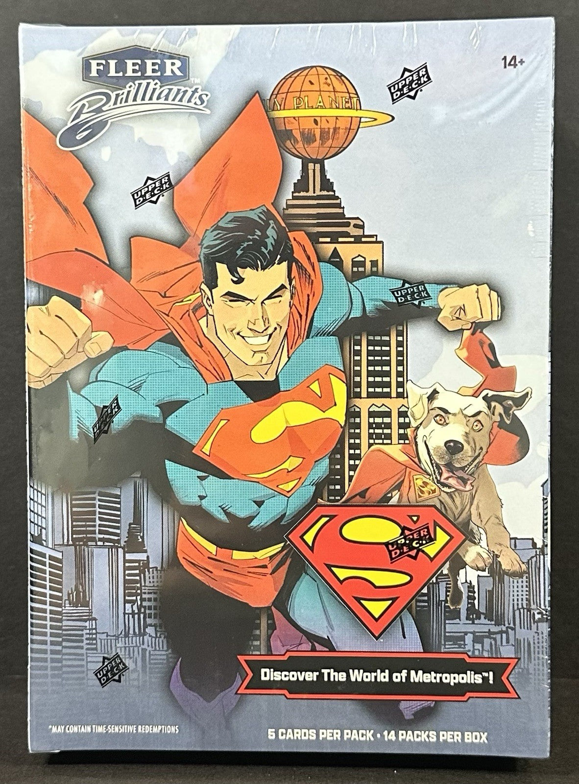 2025 Upper Deck Fleer Brilliants Superman Retail Mega Box New Factory Sealed