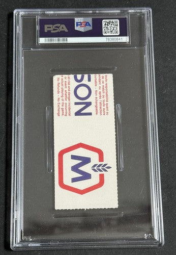 PATRICK ROY NHL DEBUT Ticket STUB 2/23/1985 PSA 2 POP 1 SUPER RARE Canadiens HOF