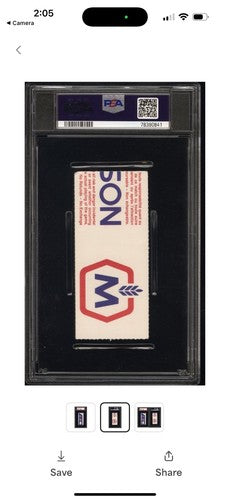 PATRICK ROY NHL DEBUT Ticket STUB 2/23/1985 PSA 2 POP 1 SUPER RARE Canadiens HOF
