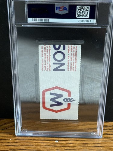 PATRICK ROY NHL DEBUT Ticket STUB 2/23/1985 PSA 2 POP 1 SUPER RARE Canadiens HOF