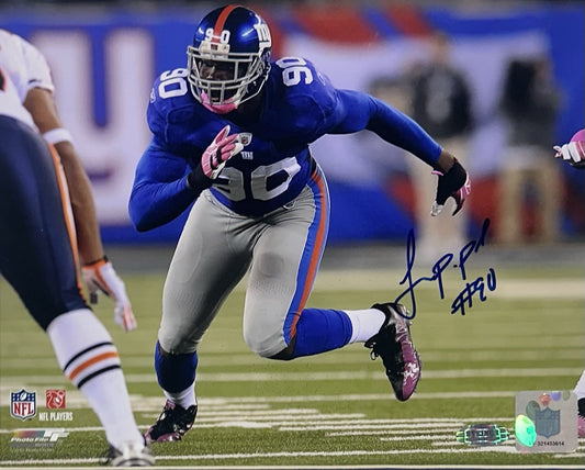 Jason Pierre Paul Signed 8x10 Framed Photo New York Giants #90 Autograph Steiner