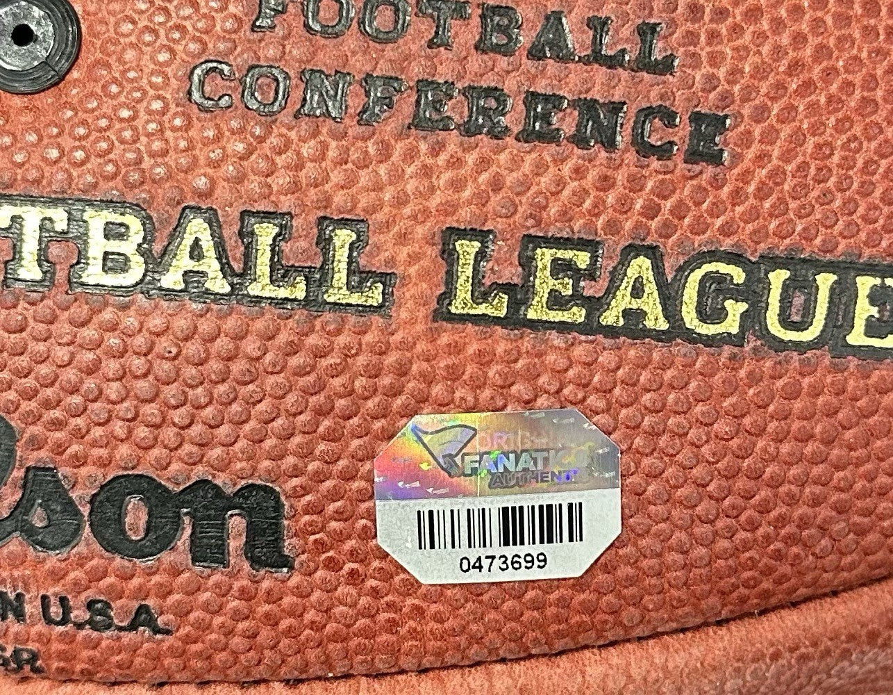 Jerry Rice Signed Wilson Pro Duke Football SF 49ers HOF 2010 Auto Fanatics COA
