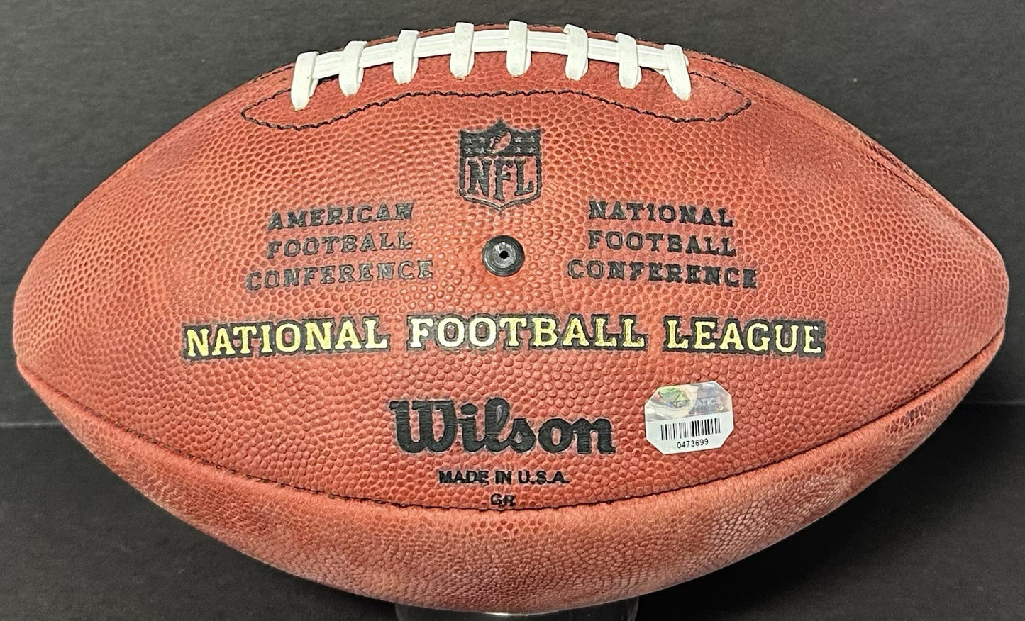 Jerry Rice Signed Wilson Pro Duke Football SF 49ers HOF 2010 Auto Fanatics COA