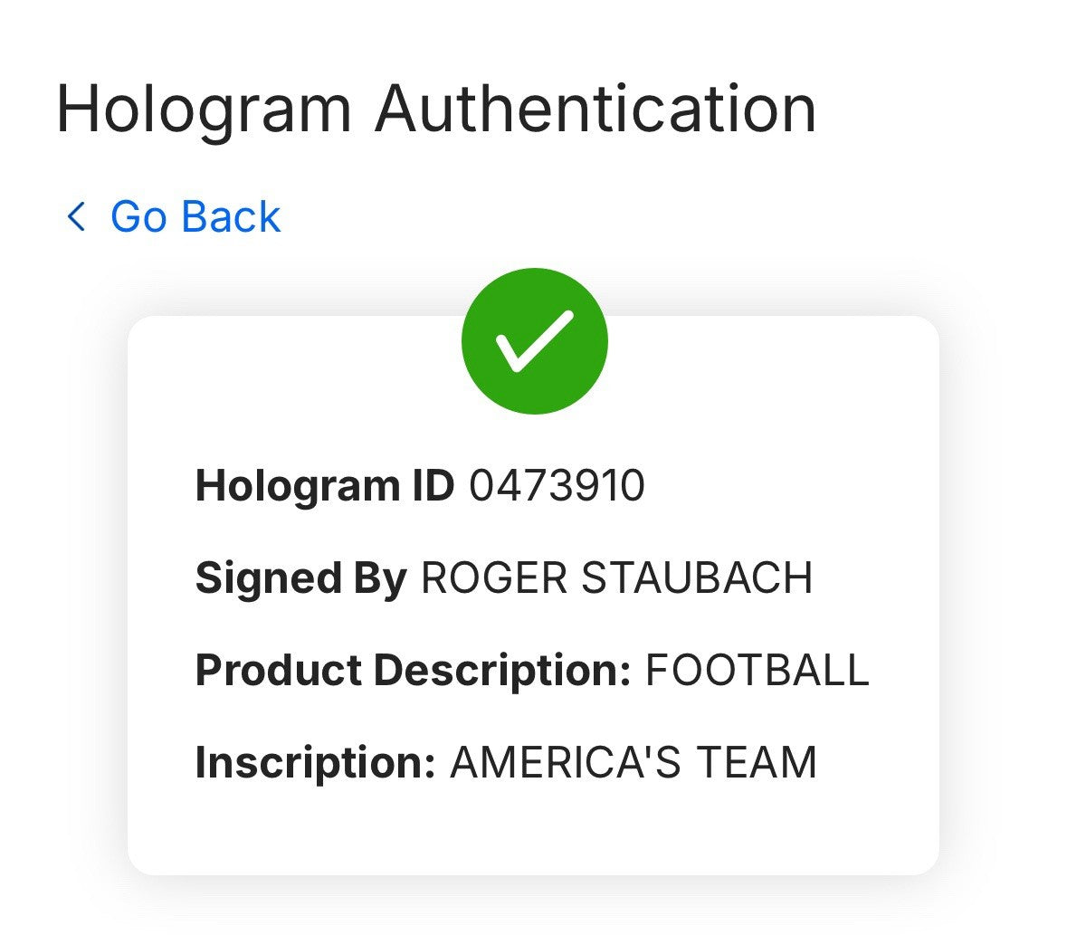 Roger Staubach Signed Wilson Duke Football Cowboys Americas Team Auto Fanatics