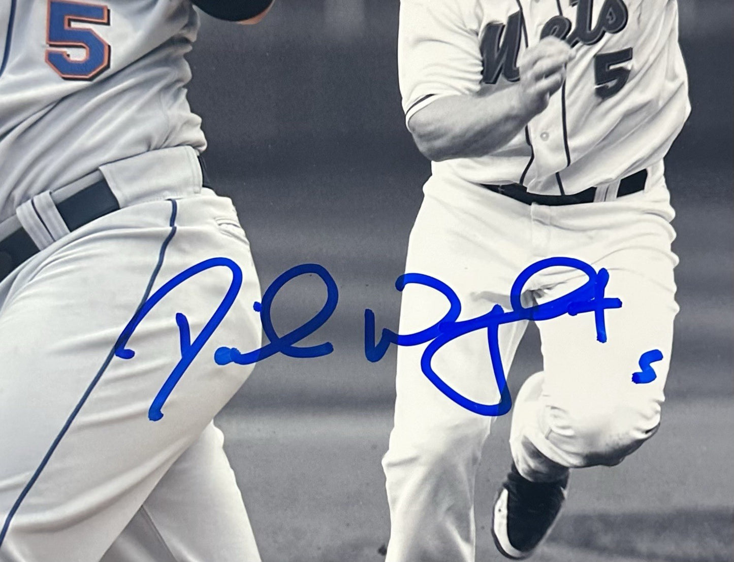David Wright Signed 16x20 Framed Collage Photo New York Mets Mint Autograph COA