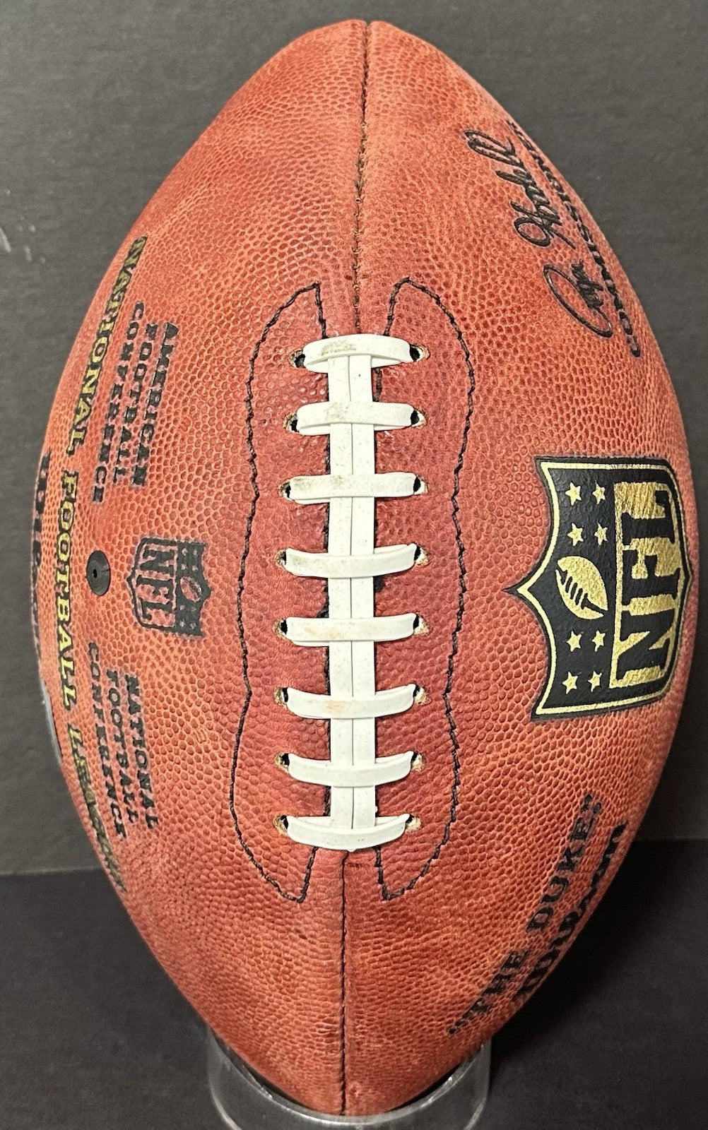 Franco Harris Signed Wilson Duke Football Steelers SB MVP HOF 90 Auto Fanatics