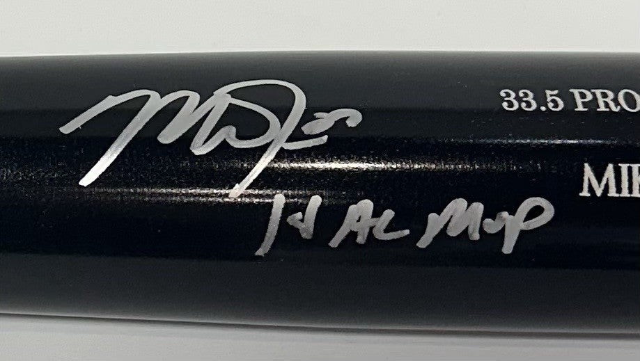 Mike Trout Signed Old Hickory Game Model Bat 14 AL MVP Auto Angels MLB Holo Coa