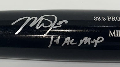 Mike Trout Signed Old Hickory Game Model Bat 14 AL MVP Auto Angels MLB Holo Coa