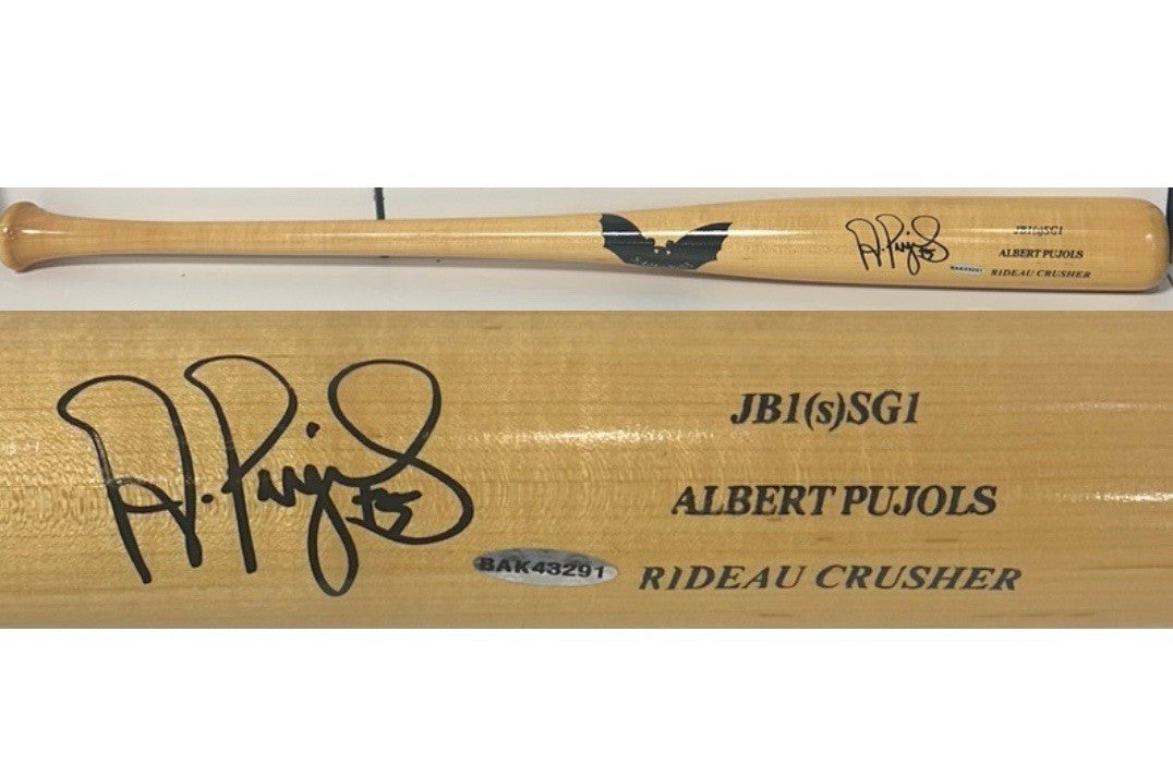 Albert Pujols Signed SAM Bat JB1 SG1 Early Game Model Cardinals Auto UDA MLB COA