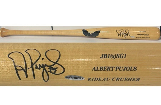 Albert Pujols Signed SAM Bat JB1 SG1 Early Game Model Cardinals Auto UDA MLB COA