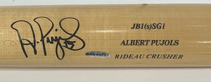 Albert Pujols Signed SAM Bat JB1 SG1 Early Game Model Cardinals Auto UDA MLB COA