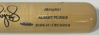 Albert Pujols Signed SAM Bat JB1 SG1 Early Game Model Cardinals Auto UDA MLB COA
