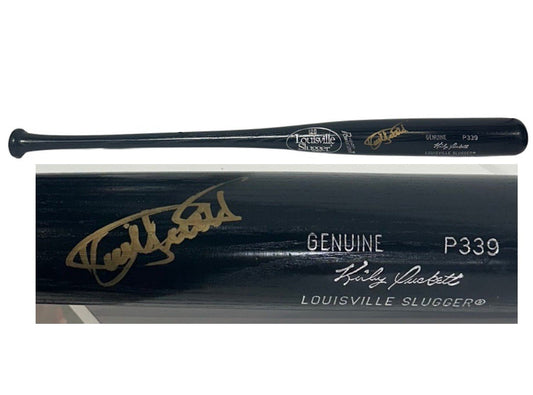 Kirby Puckett Signed LS P339 Game Model Bat Twins Gold Mint Auto JSA LOA HOF