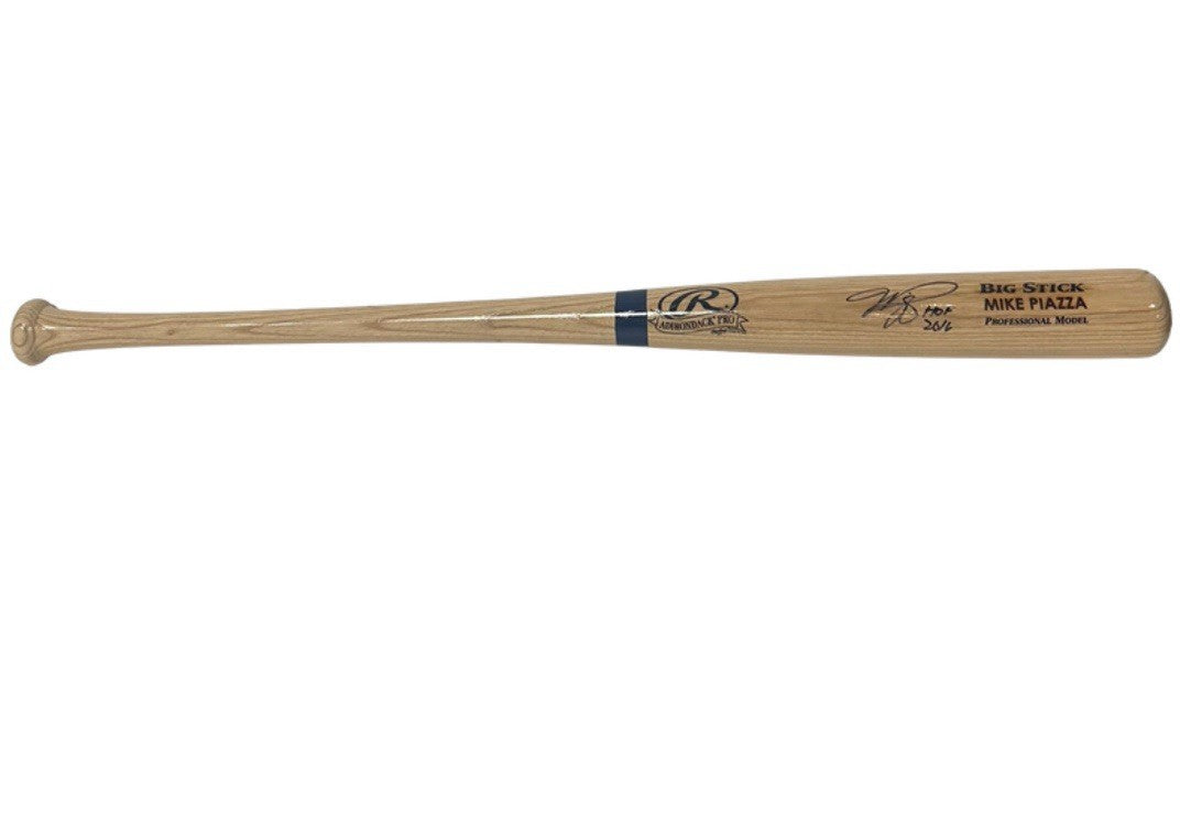 Mike Piazza Signed Rawlings Pro Game Model Bat Mets HOF 2016 Auto Fanatics COA