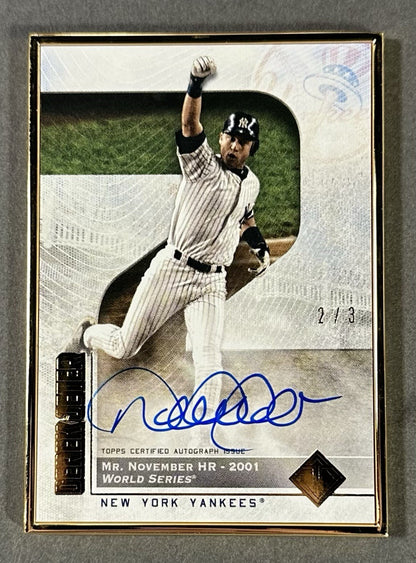 2020 Topps Transcendent Derek Jeter Auto Captains Collection 2/3 NY Yankees HOF