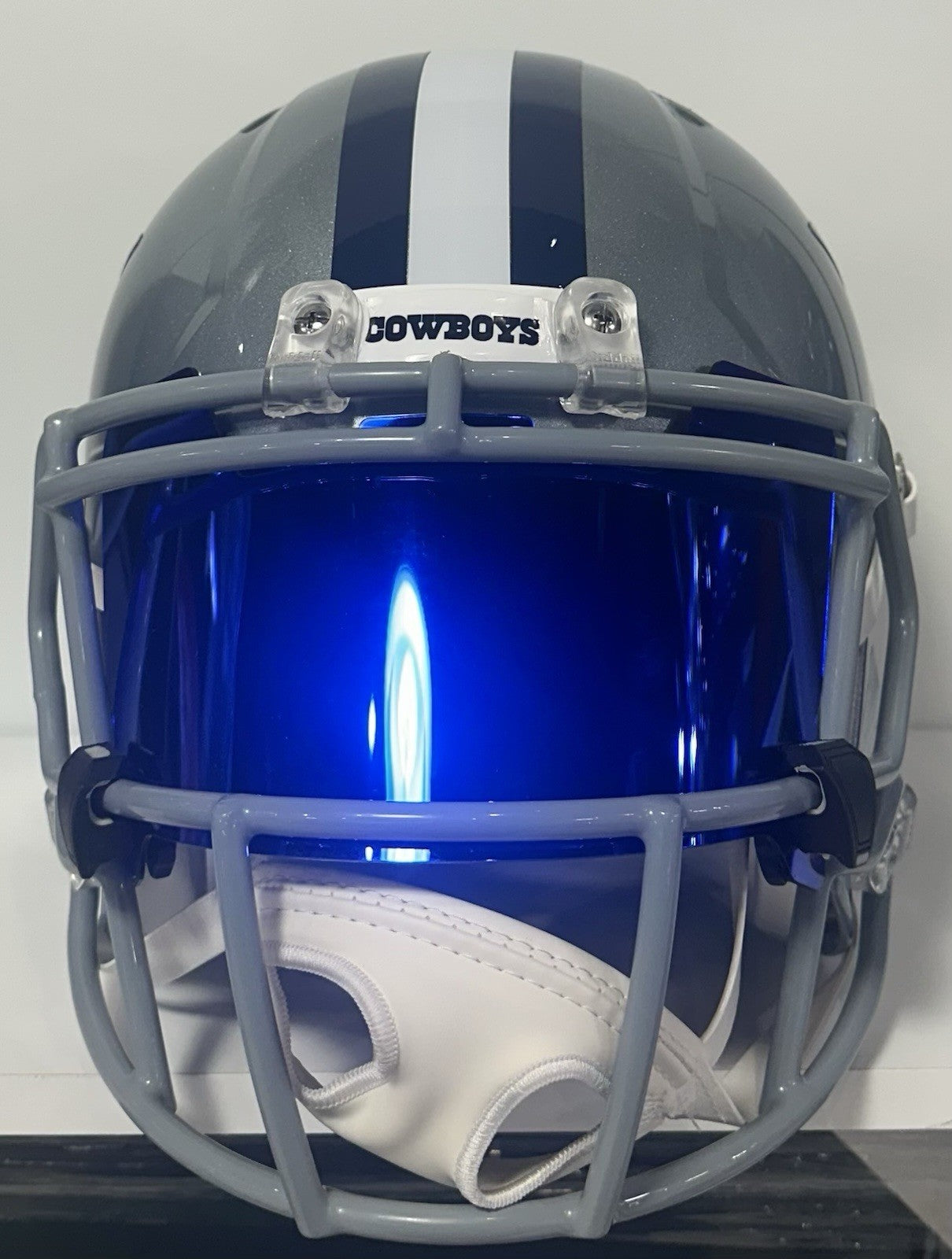 Deion Sanders Signed Dallas Cowboys Speed FS Helmet Visor Autograph BAS COA