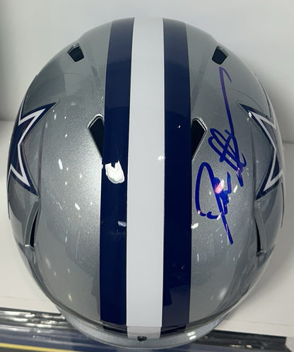 Deion Sanders Signed Dallas Cowboys Speed FS Helmet Visor Autograph BAS COA