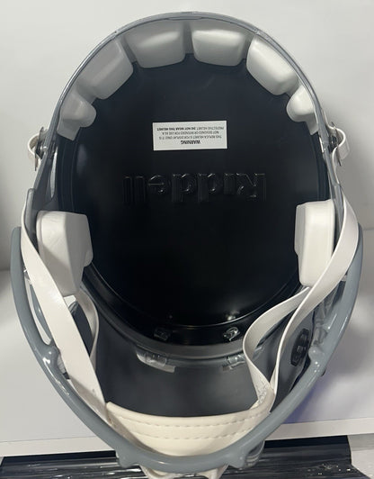 Deion Sanders Signed Dallas Cowboys Speed FS Helmet Visor Autograph BAS COA