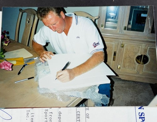 Larry Bird Signed Contract Sports Impressions 1/1 Celtics Mint Auto HOF PSA Coa