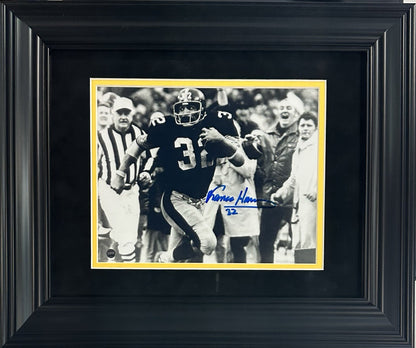 Franco Harris Signed 8x10 Framed Immaculate Reception Photo Auto Steiner COA HOF