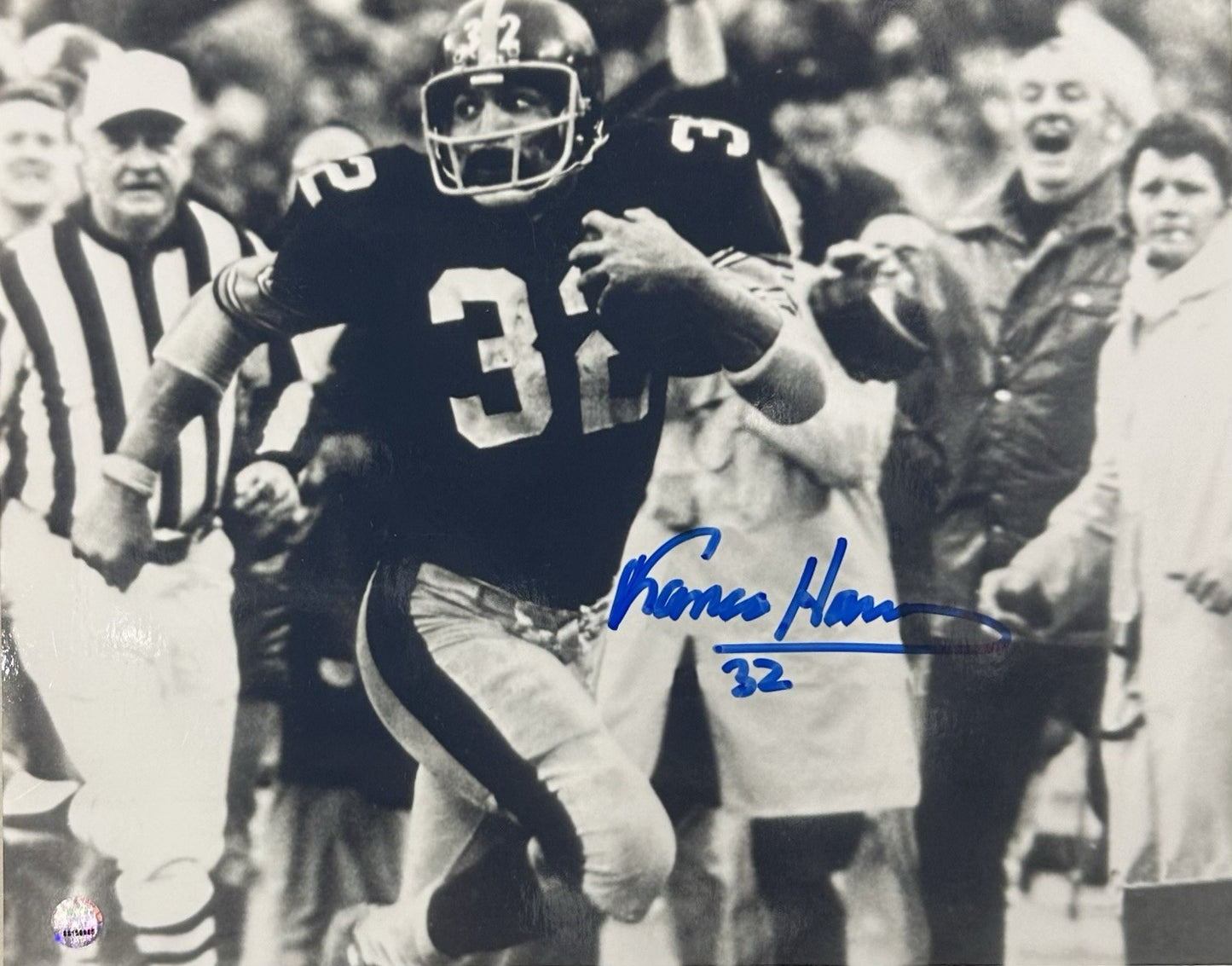 Franco Harris Signed 8x10 Framed Immaculate Reception Photo Auto Steiner COA HOF
