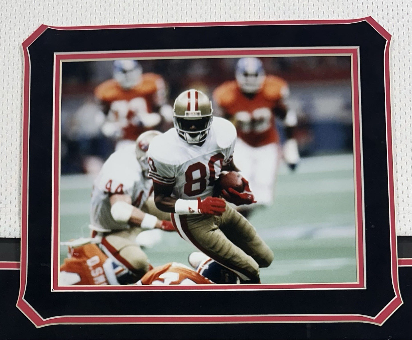 Jerry Rice Signed SF 49ers Framed Authentic M+Ness 1994 Jersey Auto Steiner HOF