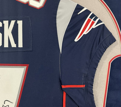 Rob Gronkowski Signed Framed Nike Authentic NE Patriots Jersey Auto Steiner COA