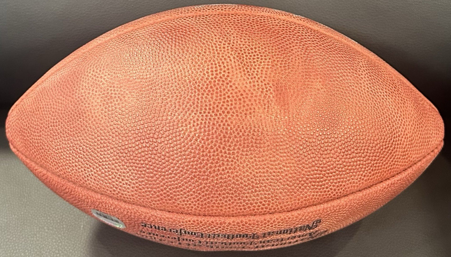 Larry Csonka Signed Wilson Pro NFL Football Dolphins 1972 17-0 Auto Fanatics HOF